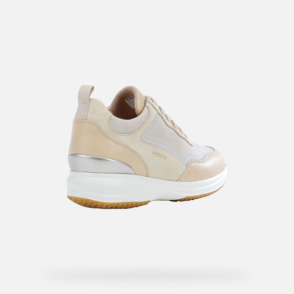 Geox Bayan Spor Ayakkabı Bej Rengi - Happy - QYP-648951